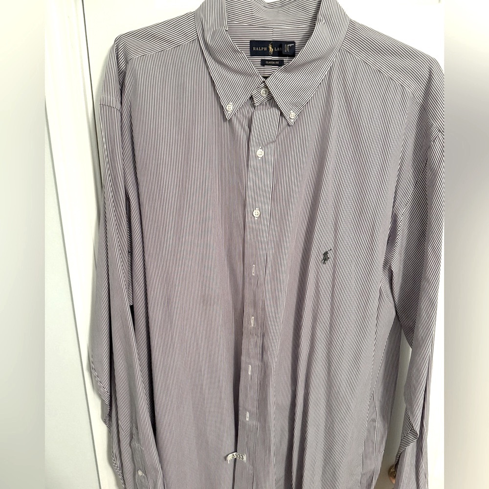 Ralph Lauren Blue Casual Button Down Shirt